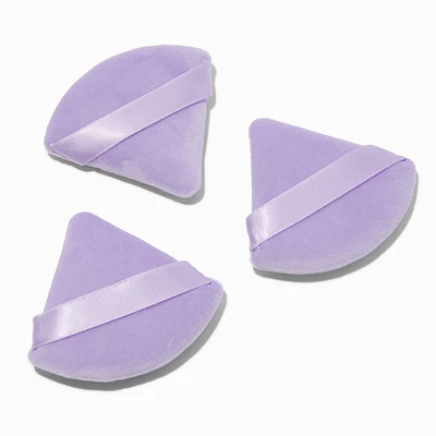 Purple Makeup Powder Puff Set - 3 Pack