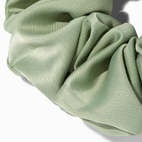 Giant Silky Sage Green Hair Scrunchie