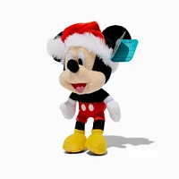 Disney Mickey Mouse Santa Hat 7" Plush Toy