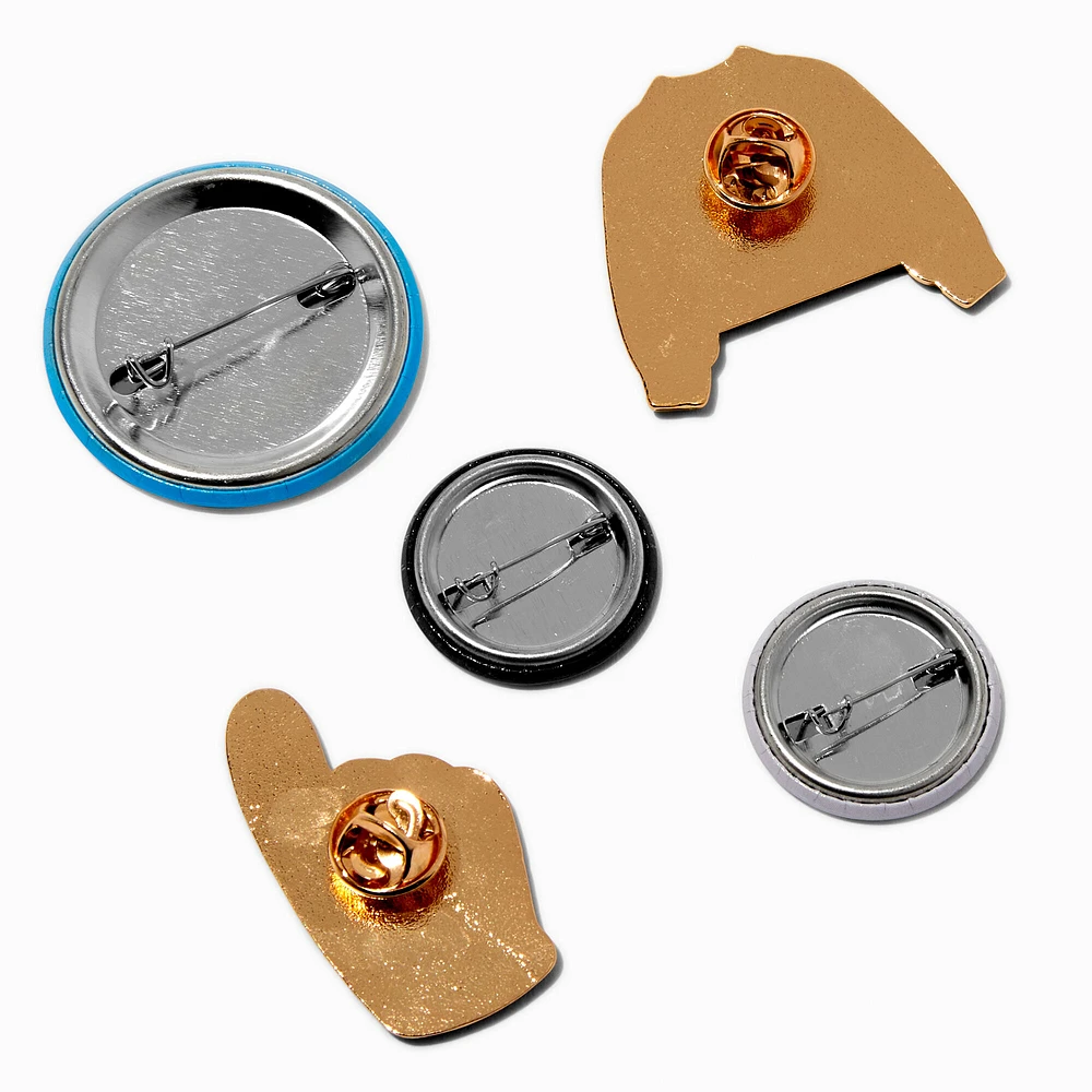 DIY Sporty Pin Set - 5 Pack