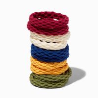Claire's Club Jewel Tone Honeycomb Hair Ties - 10 Pack