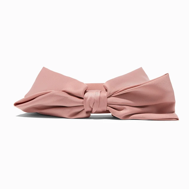 Luggage Suede Bow Headband Luggage Suede Bow Headband