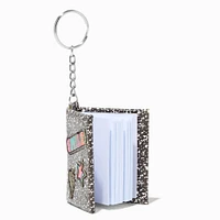 Composition Mini Diary Keychain