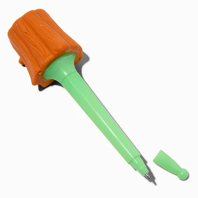 Frog in a Log Novelty Squeeze Pen