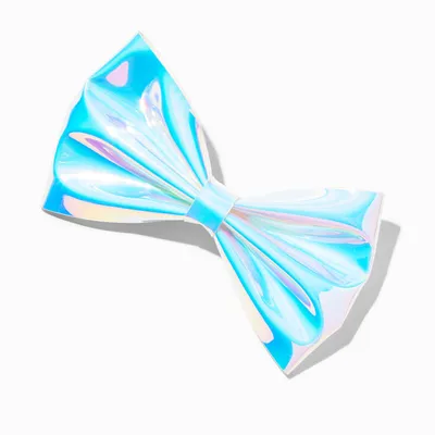 Holographic Large Hair Bow Clip