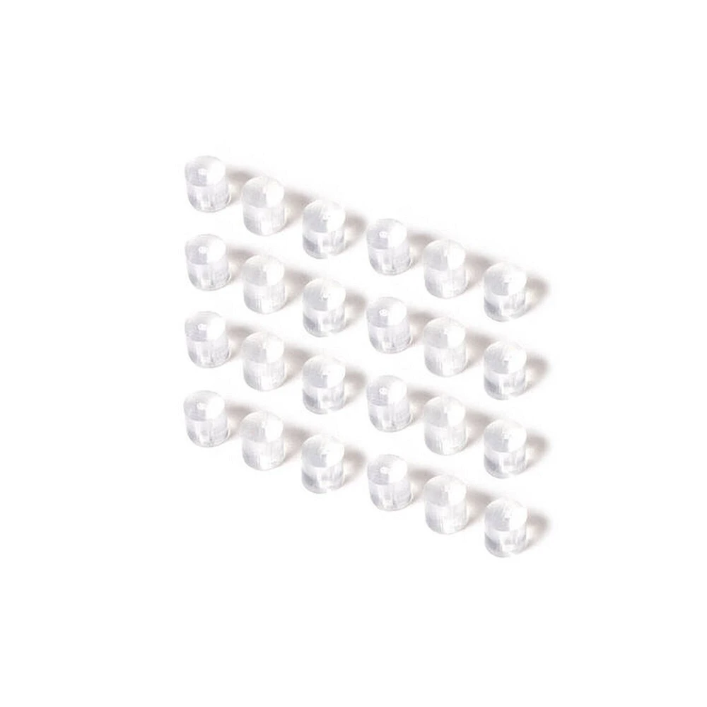 Clear Earring Stoppers - 24 Pack