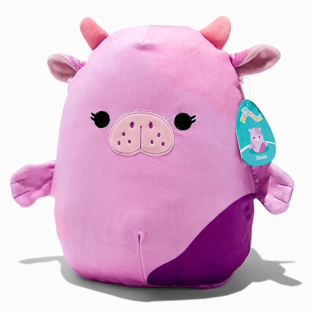 Squishmallows™ 12'' Pink Cow Plush Toy Backpack