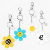 Best Friends Happy Daisy Keychains - 4 Pack