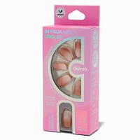 Nude Ombre Medium Oval Vegan Faux Nail Set - 24 Pack