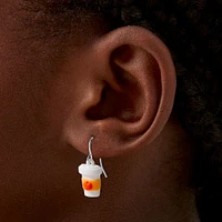 Pumpkin Spice Latte Drop Earrings