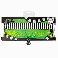 Beetlejuice™ Claire's Exclusive Striped & Neon Green Tattoo Choker Necklaces - 2 Pack