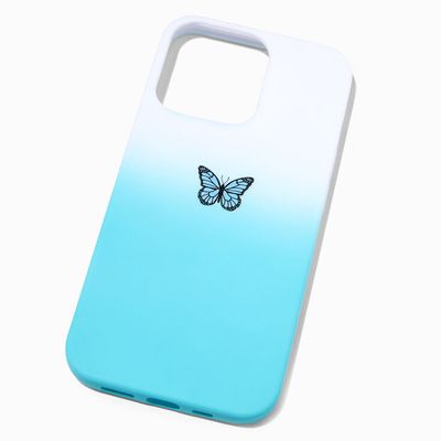 Ombre Blue Butterfly Phone Case