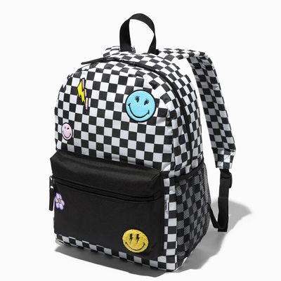 Smiley World® Checkered Backpack