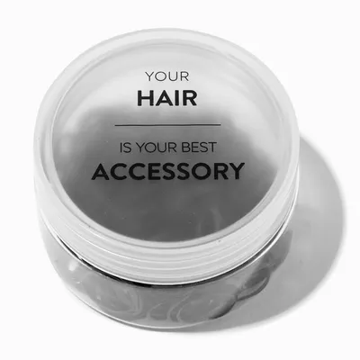 No More Snag Black Hair Ties - 150 Pack