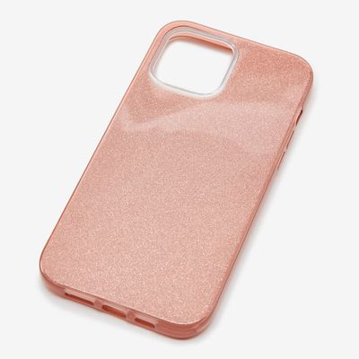 Bronze Glitter Protective Phone Case - Fits iPhone® 13 Pro Max