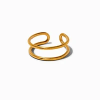 Gold-tone Stainless Steel Basic Toe Ring