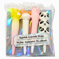 Squish Friends Multicolored Rollerball Pen Set - 4 Pack