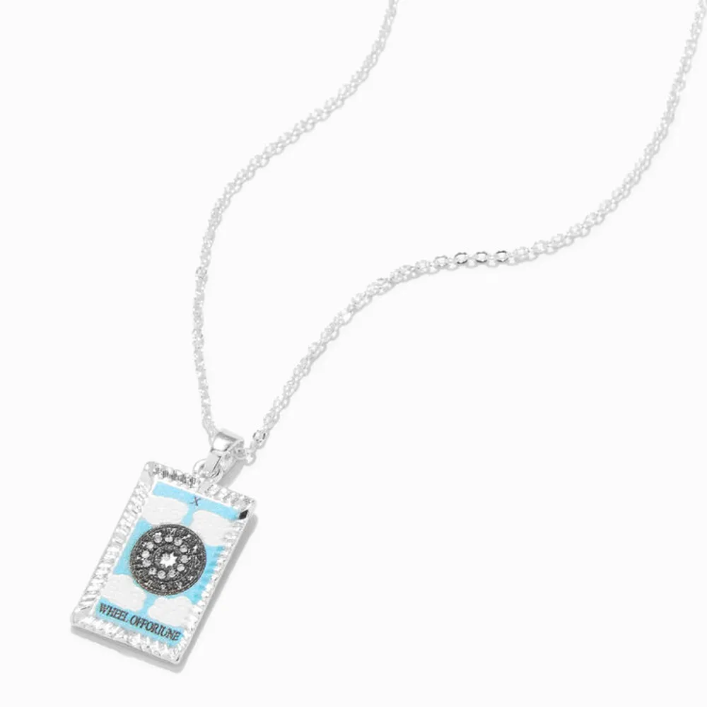 The Wheel of Fortune Tarot Card Pendant Necklace