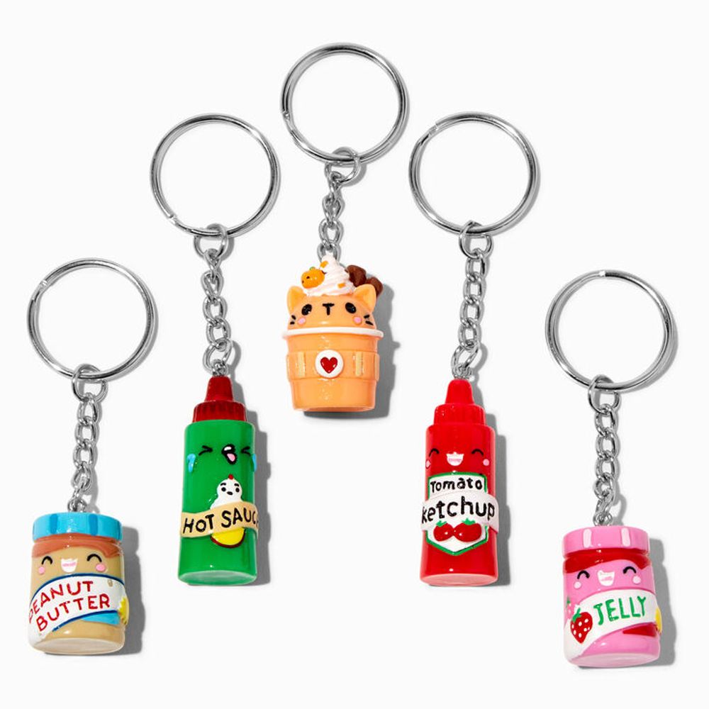 Best Friends Snack Keychains - 5 Pack
