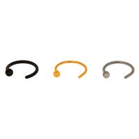 Mixed Metal 20G Open Nose Rings - 3 Pack