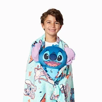 Disney Lilo & Stitch ''Squeezy Stitch'' Silk Touch Throw Blanket & Hugger Set (ds)