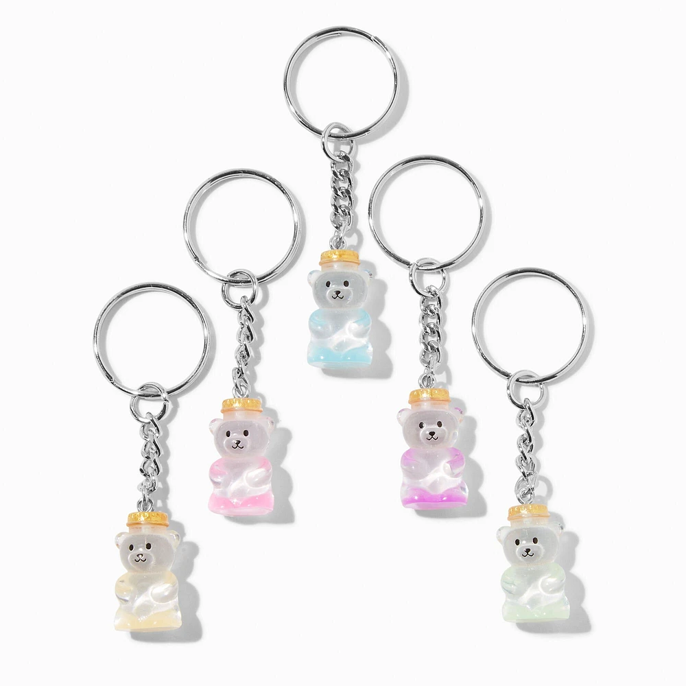 Honey Bears Glow In The Dark Best Friends Keychains - 5 Pack