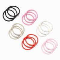 Claire's Club Pink Tonals Hair Ties - 18 Pack