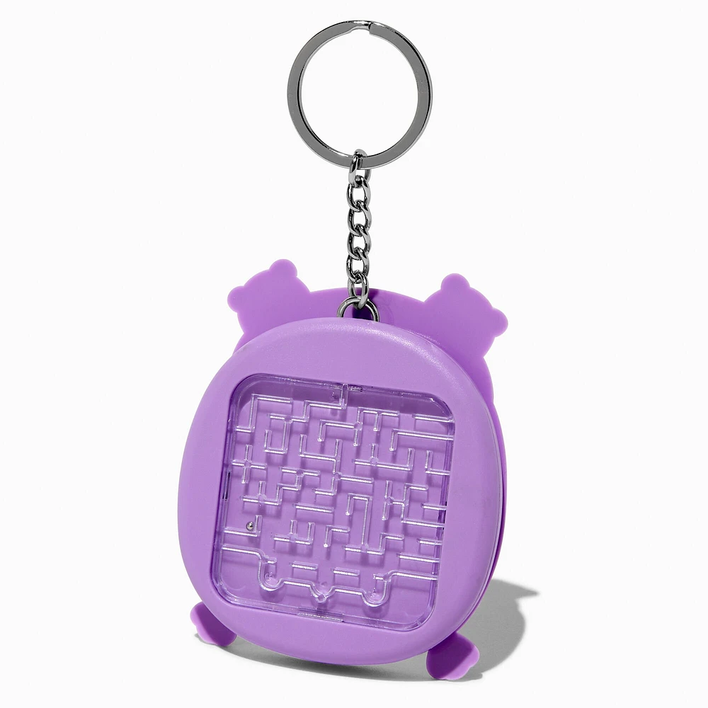 Pink Pop Maze Panda & Chick Fidget Toy Keychain