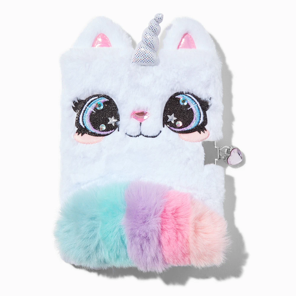 Caticorn Plush Lock Diary