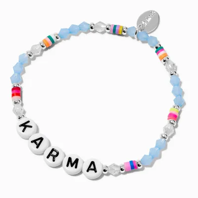 ''Karma'' Beaded Stretch Bracelet