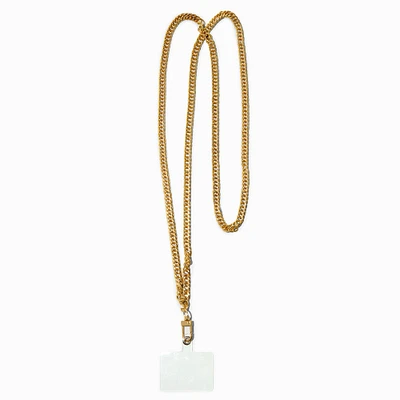 Chunky Gold Chain Crossbody Phone Strap