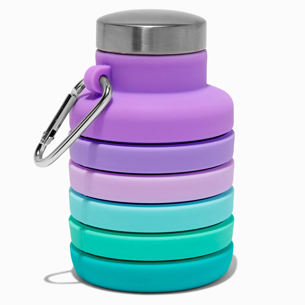 Collapsible Pastel Ombré Water Bottle