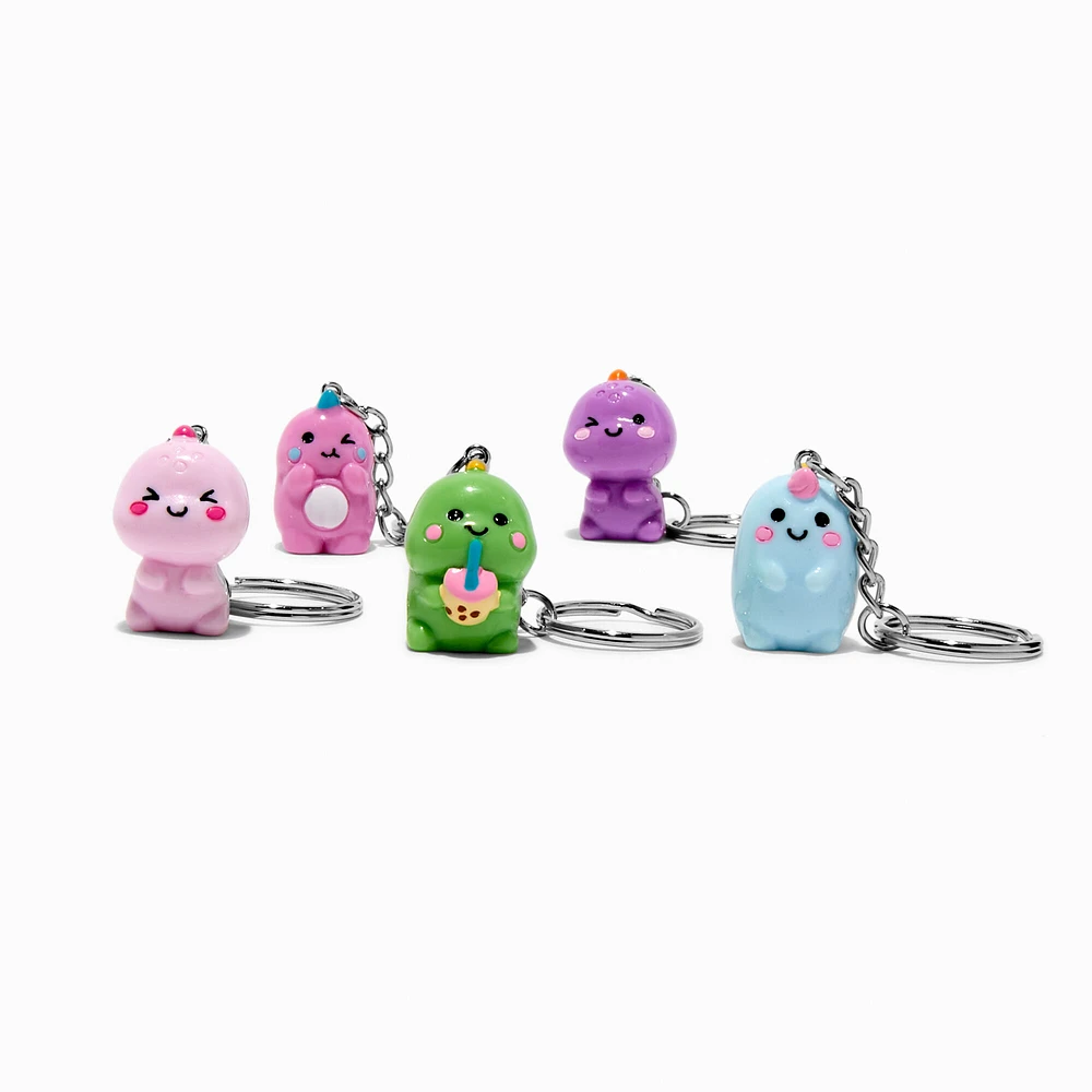 Dinosaurs Best Friends Keychains - 5 Pack