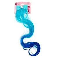 Claire's Club Ombre Faux Hair Extension - Blue