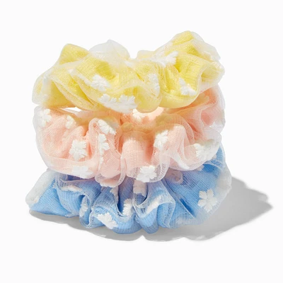 Claire's Club Daisy Scrunchies - 3 Pack