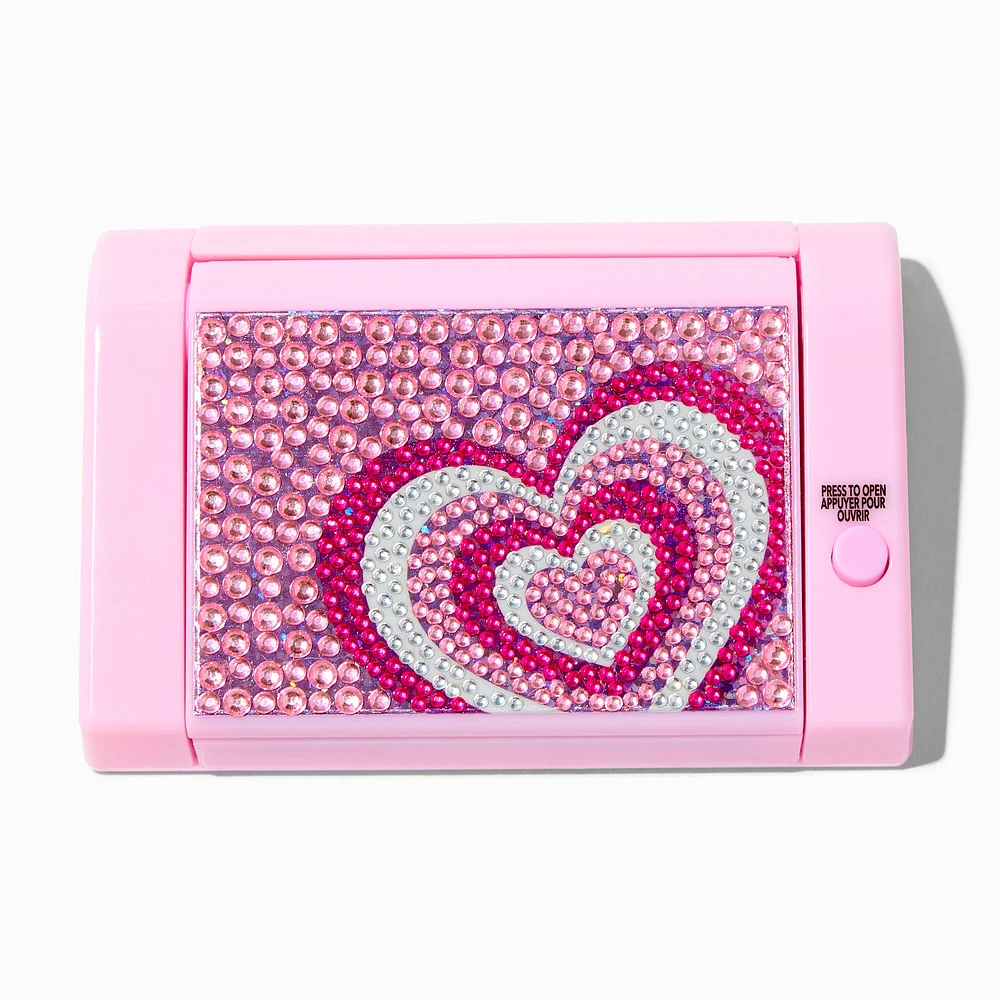 Pink Butterfly Bling Mechanical Lip Gloss Set