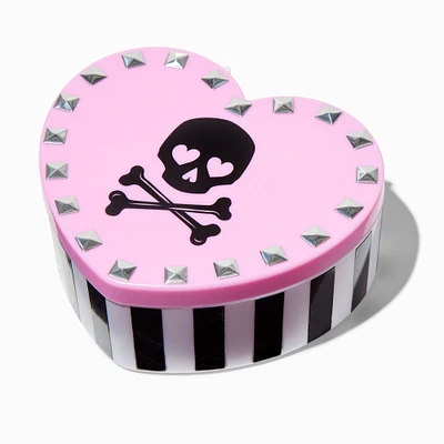 Halloween Heart Skull Storage Box