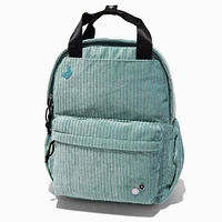Green Corduroy Backpack