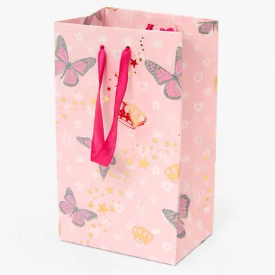 Small Butterfly Gift Bag - Pink