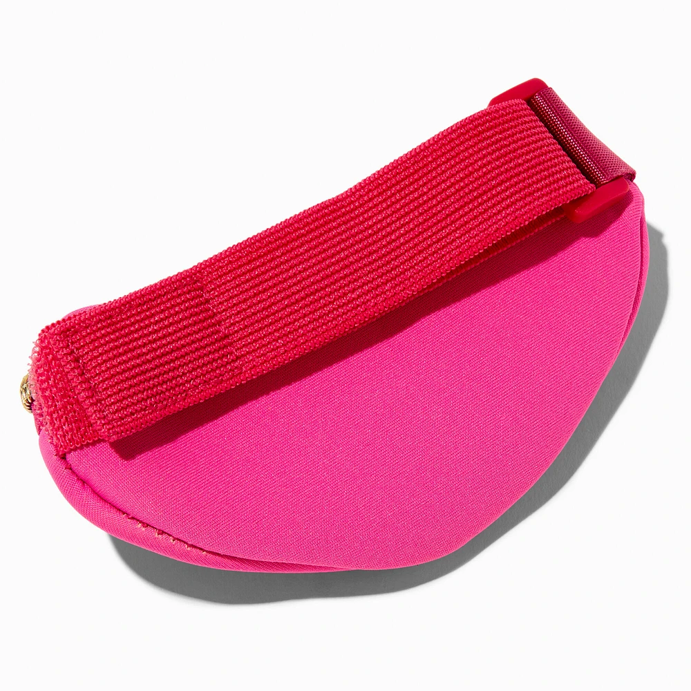 Pink Fanny Pack Water Bottle Pouch