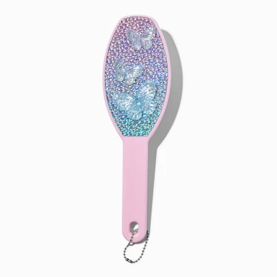 Butterfly Bling Paddle Hair Brush