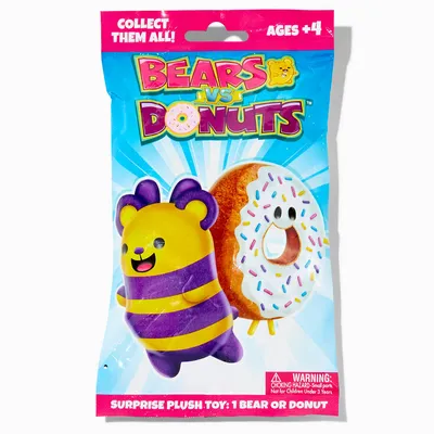 Bears vs. Donuts™ Surprise Plush Toys Blind Bag - Styles May Vary