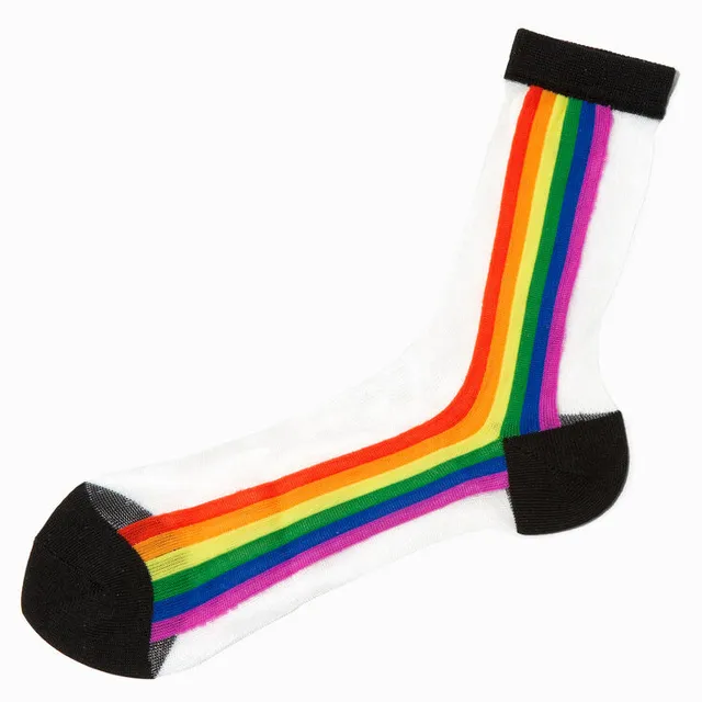 For Bare Feet Las Vegas Raiders Rainbow II Cozy Socks
