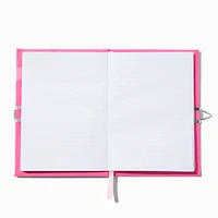 Chibi Patches Pink Plush Lock Diary