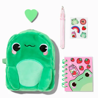 Strawberry Frog 4'' Backpack Stationery Set
