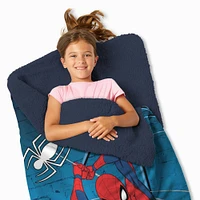 Spider-Man™ Web Chill Silk Touch Throw Blanket Sherpa Slumber Bag (ds)