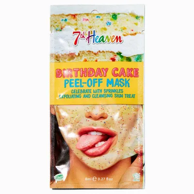 7th Heaven Birthday Cake Peel Off Mask