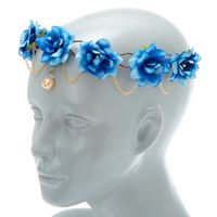 Gold Chain Ombre Flower Crown