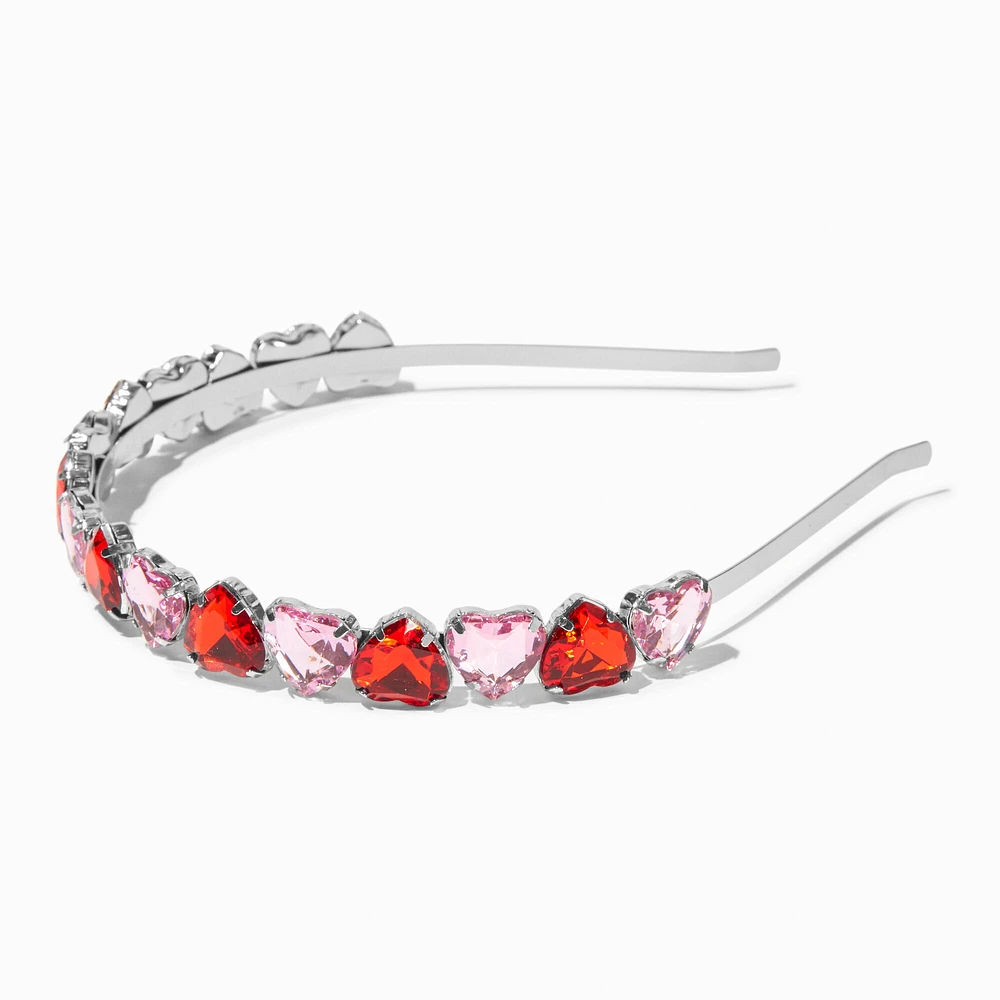 Faceted Stones Valentine's Day Headband