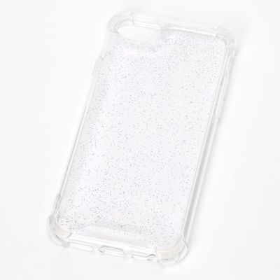 Clear Glitter Protective Phone Case - Fits iPhone 6/7/8/SE